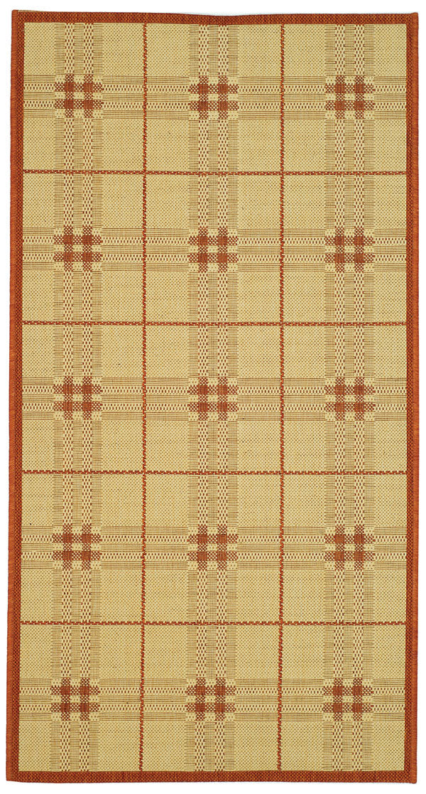 Safavieh Cy1587 Power Loomed 85.4% Polypropylene/10.4% Polyester/4.2% Latex Outdoor Rug CY1587-3201-4