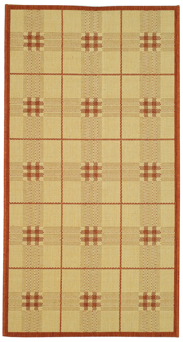 Safavieh Cy1587 Power Loomed 85.4% Polypropylene/10.4% Polyester/4.2% Latex Outdoor Rug CY1587-3201-4