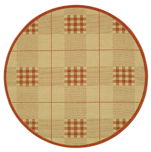 Safavieh Cy1587 Power Loomed 85.4% Polypropylene/10.4% Polyester/4.2% Latex Outdoor Rug CY1587-3201-5R