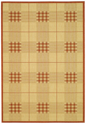 Safavieh Cy1587 Power Loomed 85.4% Polypropylene/10.4% Polyester/4.2% Latex Outdoor Rug CY1587-3201-4