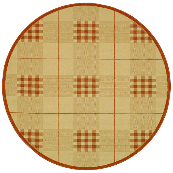 Safavieh Cy1587 Power Loomed 85.4% Polypropylene/10.4% Polyester/4.2% Latex Outdoor Rug CY1587-3201-4