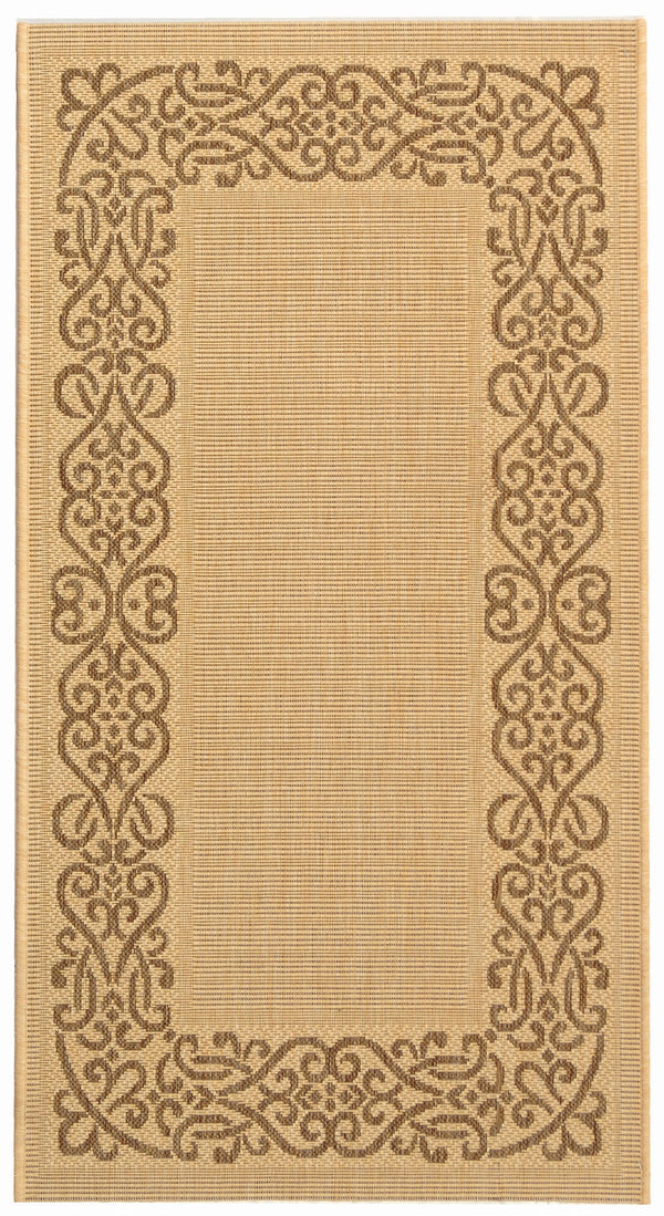 Safavieh Cy1588 Power Loomed 85.4% Polypropylene/10.4% Polyester/4.2% Latex Outdoor Rug CY1588-3001-4