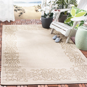 Safavieh Cy1588 Power Loomed 85.4% Polypropylene/10.4% Polyester/4.2% Latex Outdoor Rug CY1588-3001-4
