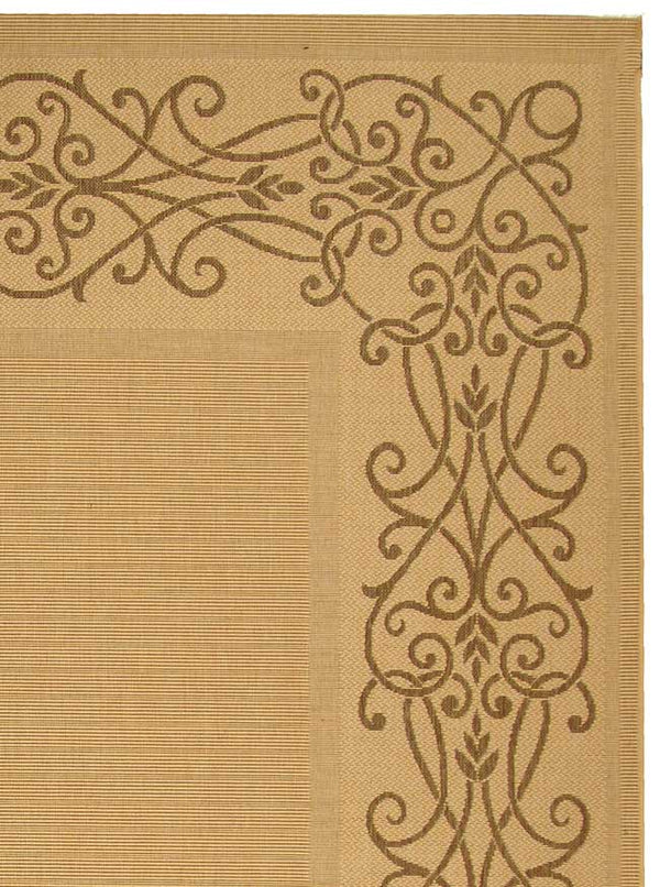 Safavieh Cy1588 Power Loomed 85.4% Polypropylene/10.4% Polyester/4.2% Latex Outdoor Rug CY1588-3001-4