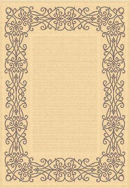 Safavieh Cy1588 Power Loomed 85.4% Polypropylene/10.4% Polyester/4.2% Latex Outdoor Rug CY1588-3001-4