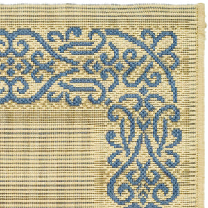 Safavieh Cy1588 Power Loomed 85.4% Polypropylene/10.4% Polyester/4.2% Latex Outdoor Rug CY1588-3101-210