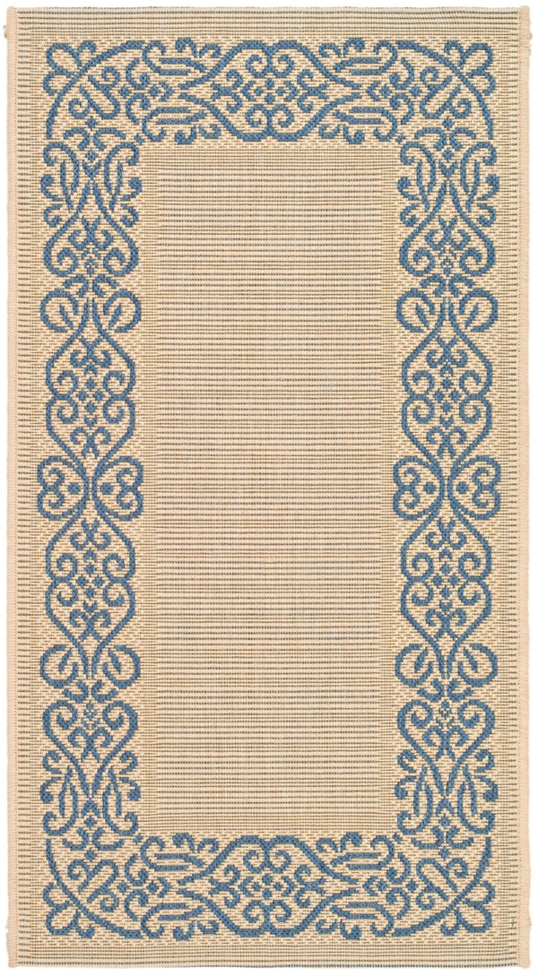 Safavieh Cy1588 Power Loomed 85.4% Polypropylene/10.4% Polyester/4.2% Latex Outdoor Rug CY1588-3101-210