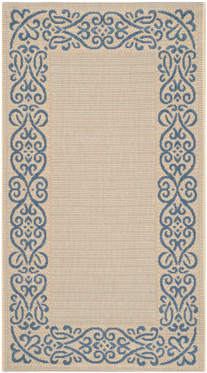 Safavieh Cy1588 Power Loomed 85.4% Polypropylene/10.4% Polyester/4.2% Latex Outdoor Rug CY1588-3101-3