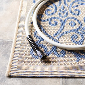 Safavieh Cy1588 Power Loomed 85.4% Polypropylene/10.4% Polyester/4.2% Latex Outdoor Rug CY1588-3101-210