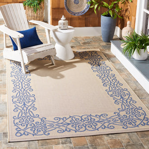 Safavieh Cy1588 Power Loomed 85.4% Polypropylene/10.4% Polyester/4.2% Latex Outdoor Rug CY1588-3101-210