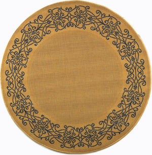 Safavieh Cy1588 Power Loomed 85.4% Polypropylene/10.4% Polyester/4.2% Latex Outdoor Rug CY1588-3101-5R