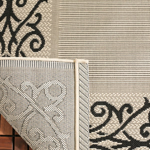 Safavieh Cy1588 Power Loomed 85.4% Polypropylene/10.4% Polyester/4.2% Latex Outdoor Rug CY1588-3901-4