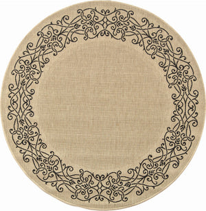 Safavieh Cy1588 Power Loomed 85.4% Polypropylene/10.4% Polyester/4.2% Latex Outdoor Rug CY1588-3901-5R