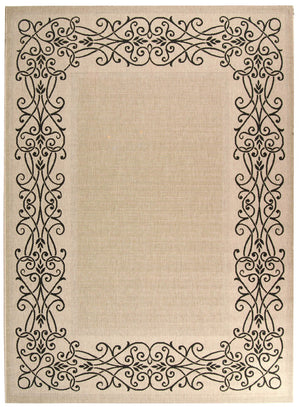 Safavieh Cy1588 Power Loomed 85.4% Polypropylene/10.4% Polyester/4.2% Latex Outdoor Rug CY1588-3901-4