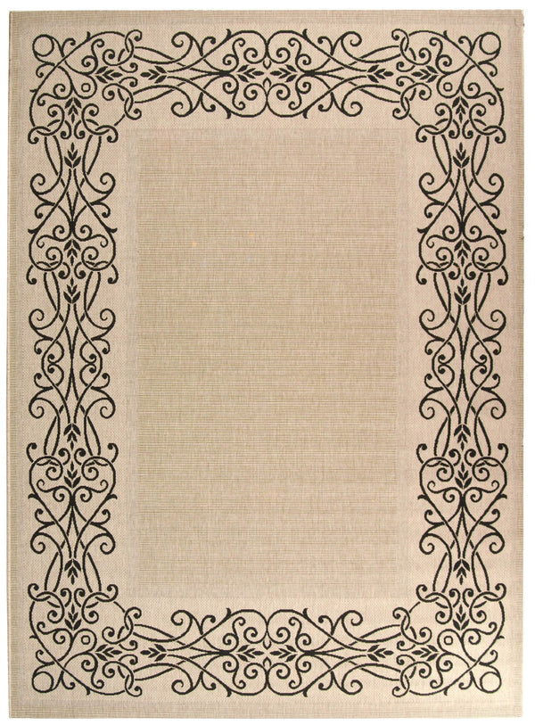 Safavieh Cy1588 Power Loomed 85.4% Polypropylene/10.4% Polyester/4.2% Latex Outdoor Rug CY1588-3901-4