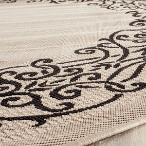 Safavieh Cy1588 Power Loomed 85.4% Polypropylene/10.4% Polyester/4.2% Latex Outdoor Rug CY1588-3901-4