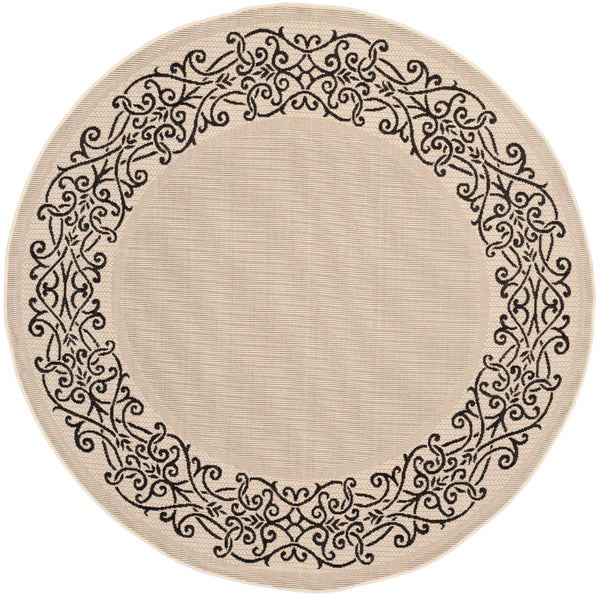 Safavieh Cy1588 Power Loomed 85.4% Polypropylene/10.4% Polyester/4.2% Latex Outdoor Rug CY1588-3901-4