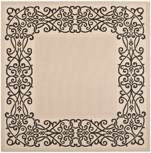 Safavieh Cy1588 Power Loomed 85.4% Polypropylene/10.4% Polyester/4.2% Latex Outdoor Rug CY1588-3901-4