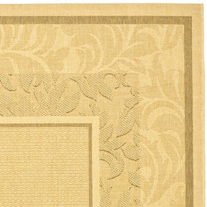 Safavieh Cy1704 Power Loomed 85.4% Polypropylene/10.4% Polyester/4.2% Latex Outdoor Rug CY1704-3001-4