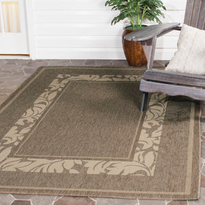 Safavieh Cy1704 Power Loomed 85.4% Polypropylene/10.4% Polyester/4.2% Latex Outdoor Rug CY1704-3009-4