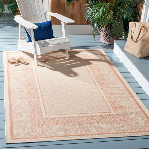 Safavieh Cy1704 Power Loomed 85.4% Polypropylene/10.4% Polyester/4.2% Latex Outdoor Rug CY1704-3201-4