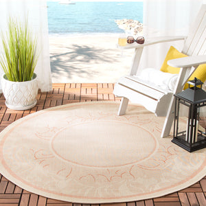 Safavieh Cy1704 Power Loomed 85.4% Polypropylene/10.4% Polyester/4.2% Latex Outdoor Rug CY1704-3201-5R
