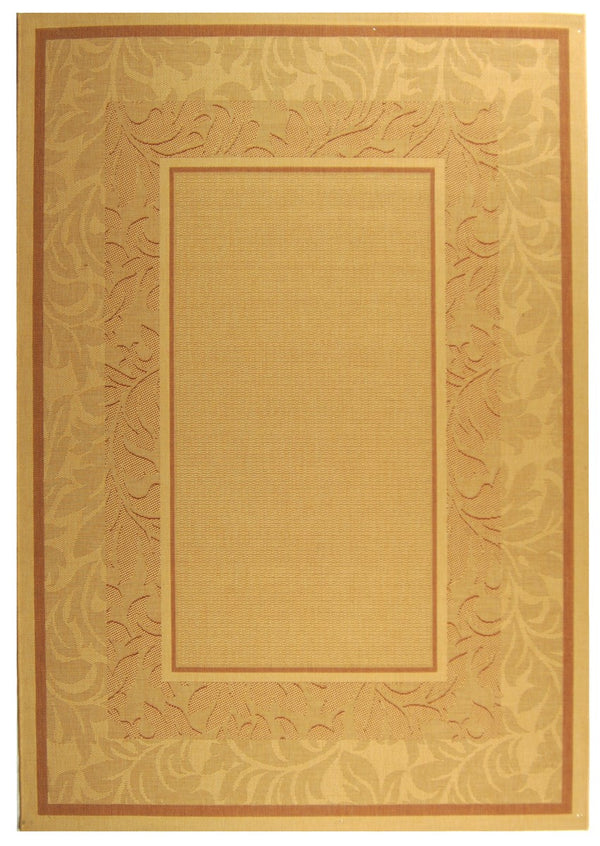 Safavieh Cy1704 Power Loomed 85.4% Polypropylene/10.4% Polyester/4.2% Latex Outdoor Rug CY1704-3201-4