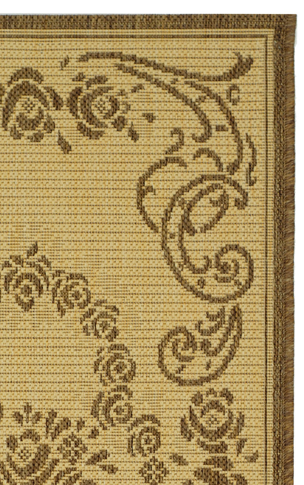 Safavieh Cy1893 Power Loomed 85.4% Polypropylene/10.4% Polyester/4.2% Latex Outdoor Rug CY1893-3001-2