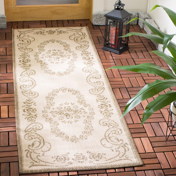 Safavieh Cy1893 Power Loomed 85.4% Polypropylene/10.4% Polyester/4.2% Latex Outdoor Rug CY1893-3001-27