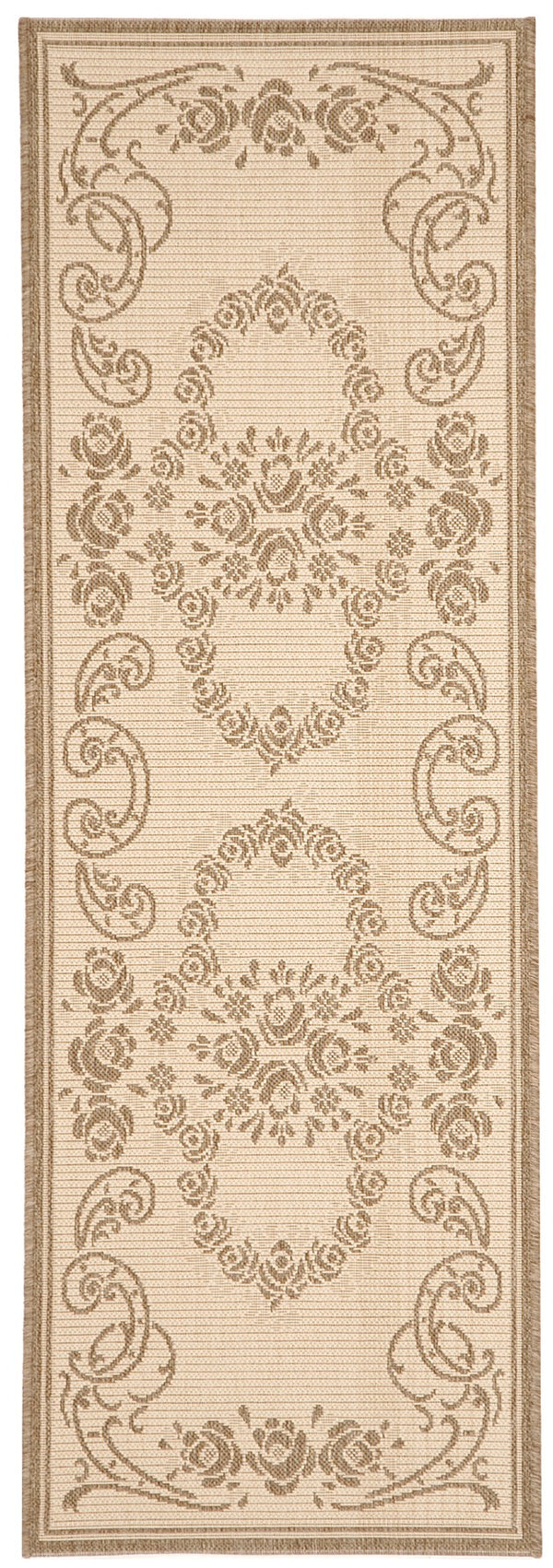 Safavieh Cy1893 Power Loomed 85.4% Polypropylene/10.4% Polyester/4.2% Latex Outdoor Rug CY1893-3001-27