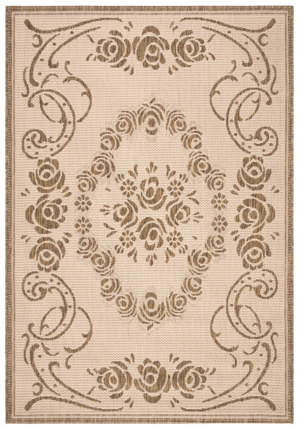 Safavieh Cy1893 Power Loomed 85.4% Polypropylene/10.4% Polyester/4.2% Latex Outdoor Rug CY1893-3001-4