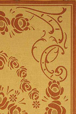 Safavieh Cy1893 Power Loomed 85.4% Polypropylene/10.4% Polyester/4.2% Latex Outdoor Rug CY1893-3201-4