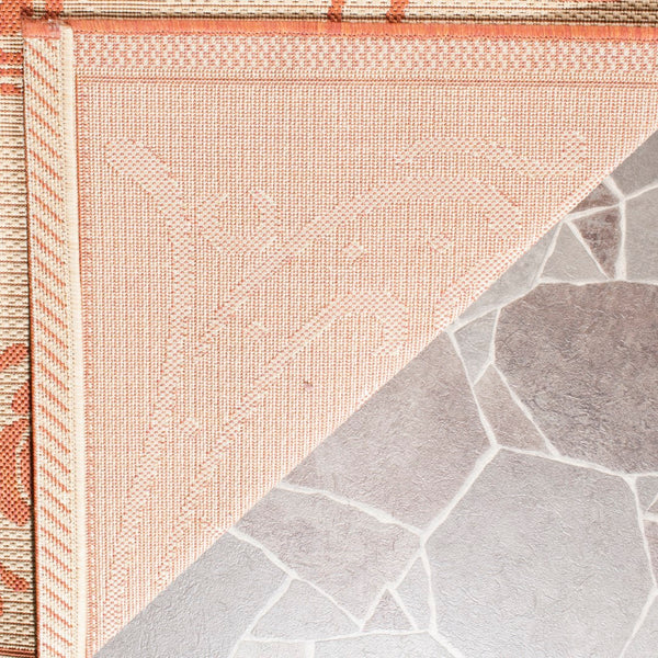 Safavieh Cy1893 Power Loomed 85.4% Polypropylene/10.4% Polyester/4.2% Latex Outdoor Rug CY1893-3201-4