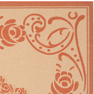 Safavieh Cy1893 Power Loomed 85.4% Polypropylene/10.4% Polyester/4.2% Latex Outdoor Rug CY1893-3201-4