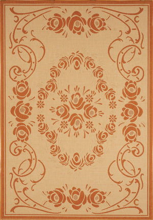 Safavieh Cy1893 Power Loomed 85.4% Polypropylene/10.4% Polyester/4.2% Latex Outdoor Rug CY1893-3201-4