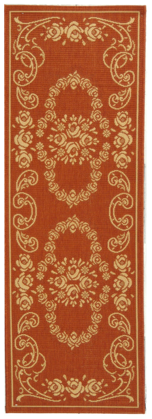 Safavieh Cy1893 Power Loomed 85.4% Polypropylene/10.4% Polyester/4.2% Latex Outdoor Rug CY1893-3202-4