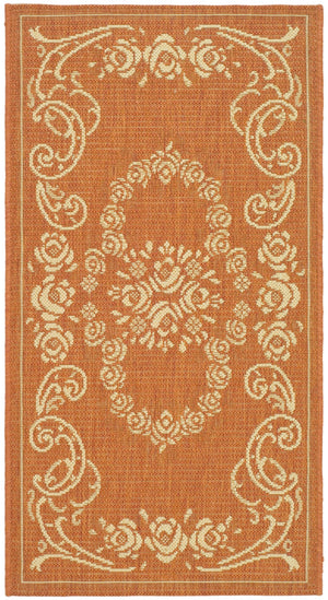 Safavieh Cy1893 Power Loomed 85.4% Polypropylene/10.4% Polyester/4.2% Latex Outdoor Rug CY1893-3202-4