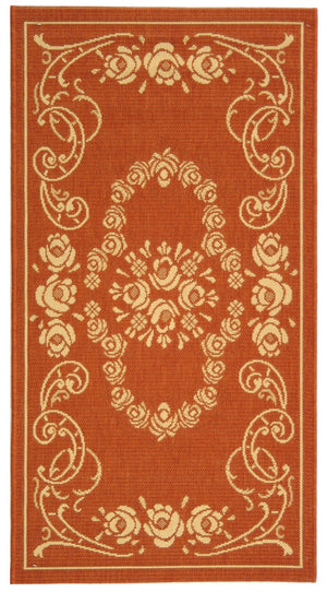 Safavieh Cy1893 Power Loomed 85.4% Polypropylene/10.4% Polyester/4.2% Latex Outdoor Rug CY1893-3202-4