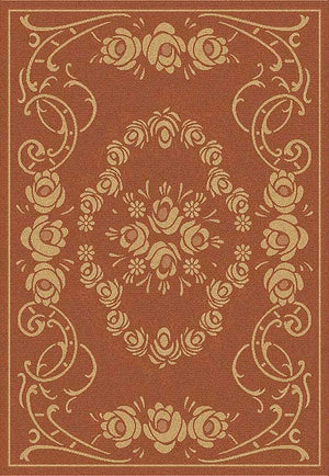 Safavieh Cy1893 Power Loomed 85.4% Polypropylene/10.4% Polyester/4.2% Latex Outdoor Rug CY1893-3202-4