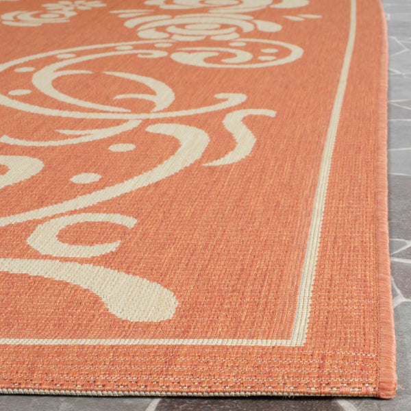 Safavieh Cy1893 Power Loomed 85.4% Polypropylene/10.4% Polyester/4.2% Latex Outdoor Rug CY1893-3202-4