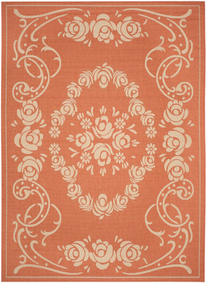 Safavieh Cy1893 Power Loomed 85.4% Polypropylene/10.4% Polyester/4.2% Latex Outdoor Rug CY1893-3202-4