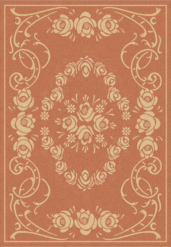 Safavieh Cy1893 Power Loomed 85.4% Polypropylene/10.4% Polyester/4.2% Latex Outdoor Rug CY1893-3202-4