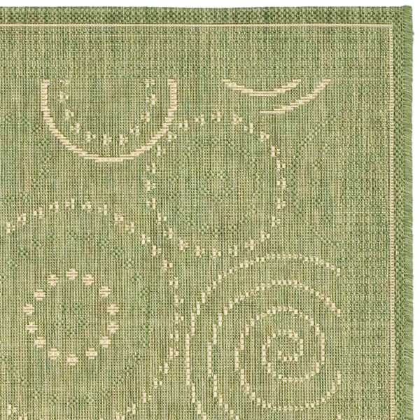Safavieh Cy1906 Power Loomed 85.4% Polypropylene/10.4% Polyester/4.2% Latex Outdoor Rug CY1906-1E06-4