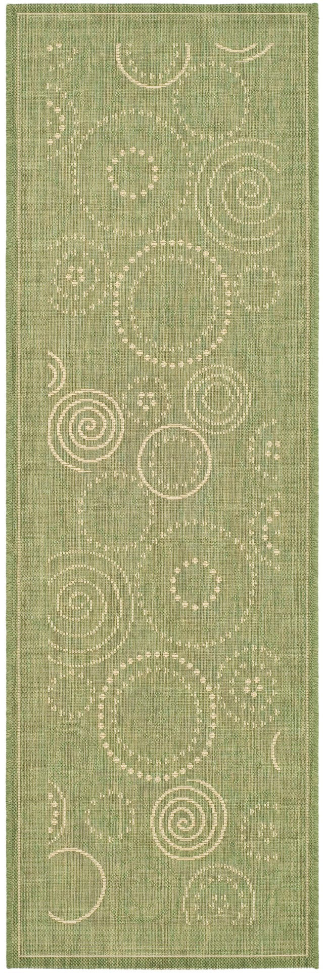 Safavieh Cy1906 Power Loomed 85.4% Polypropylene/10.4% Polyester/4.2% Latex Outdoor Rug CY1906-1E06-4