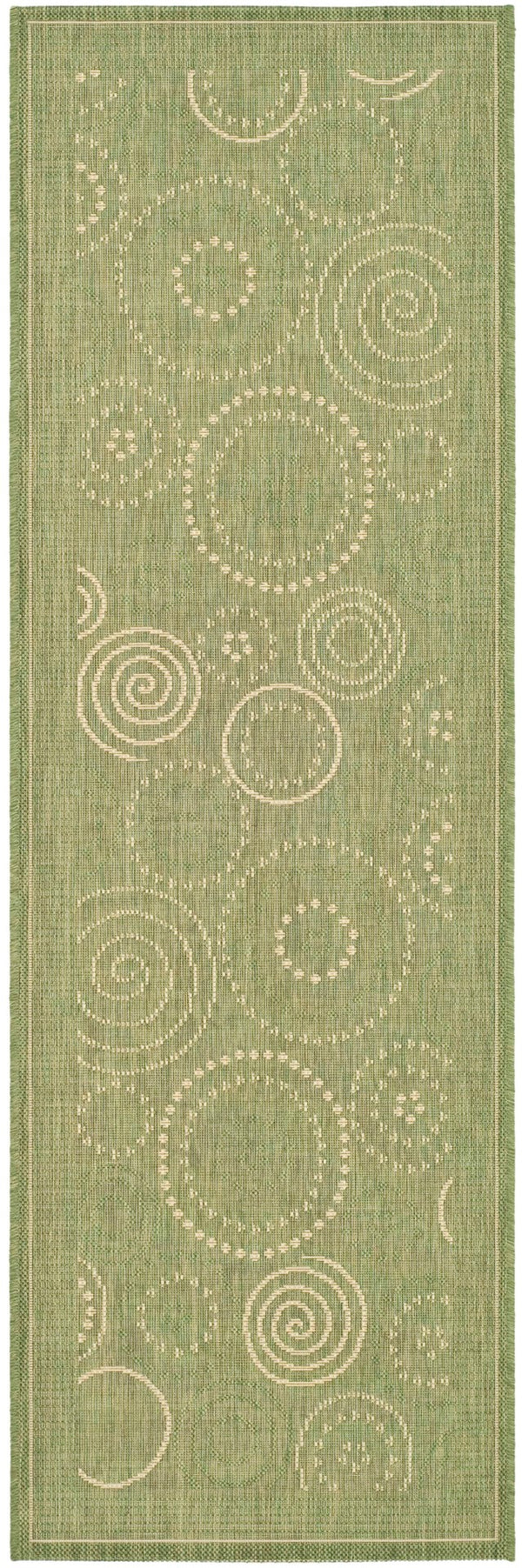 Safavieh Cy1906 Power Loomed 85.4% Polypropylene/10.4% Polyester/4.2% Latex Outdoor Rug CY1906-1E06-4