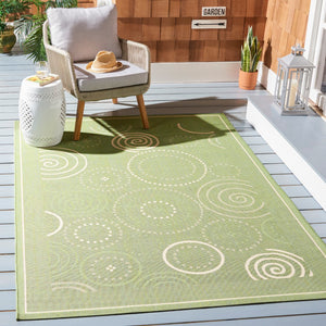 Safavieh Cy1906 Power Loomed 85.4% Polypropylene/10.4% Polyester/4.2% Latex Outdoor Rug CY1906-1E06-4