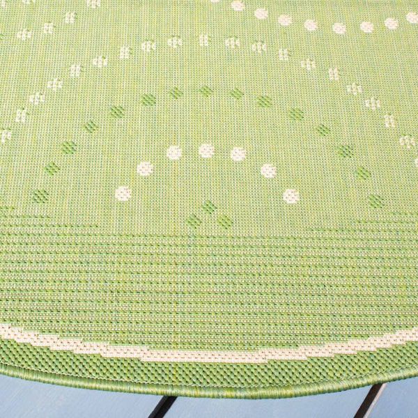 Safavieh Cy1906 Power Loomed 85.4% Polypropylene/10.4% Polyester/4.2% Latex Outdoor Rug CY1906-1E06-5R