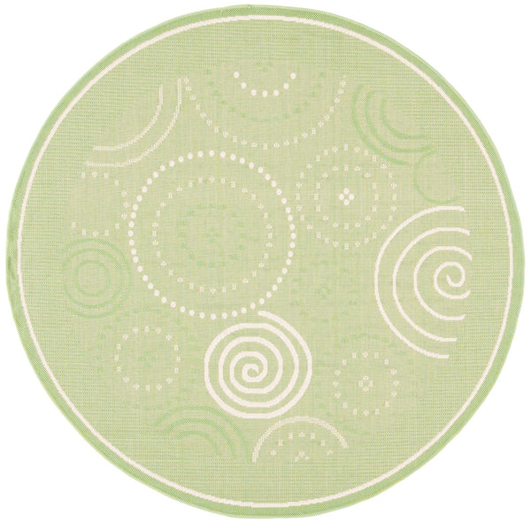 Safavieh Cy1906 Power Loomed 85.4% Polypropylene/10.4% Polyester/4.2% Latex Outdoor Rug CY1906-1E06-5R