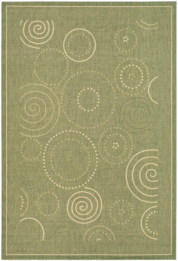 Safavieh Cy1906 Power Loomed 85.4% Polypropylene/10.4% Polyester/4.2% Latex Outdoor Rug CY1906-1E06-4