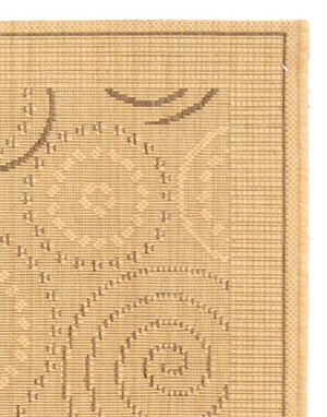 Safavieh Cy1906 Power Loomed 85.4% Polypropylene/10.4% Polyester/4.2% Latex Outdoor Rug CY1906-3001-4